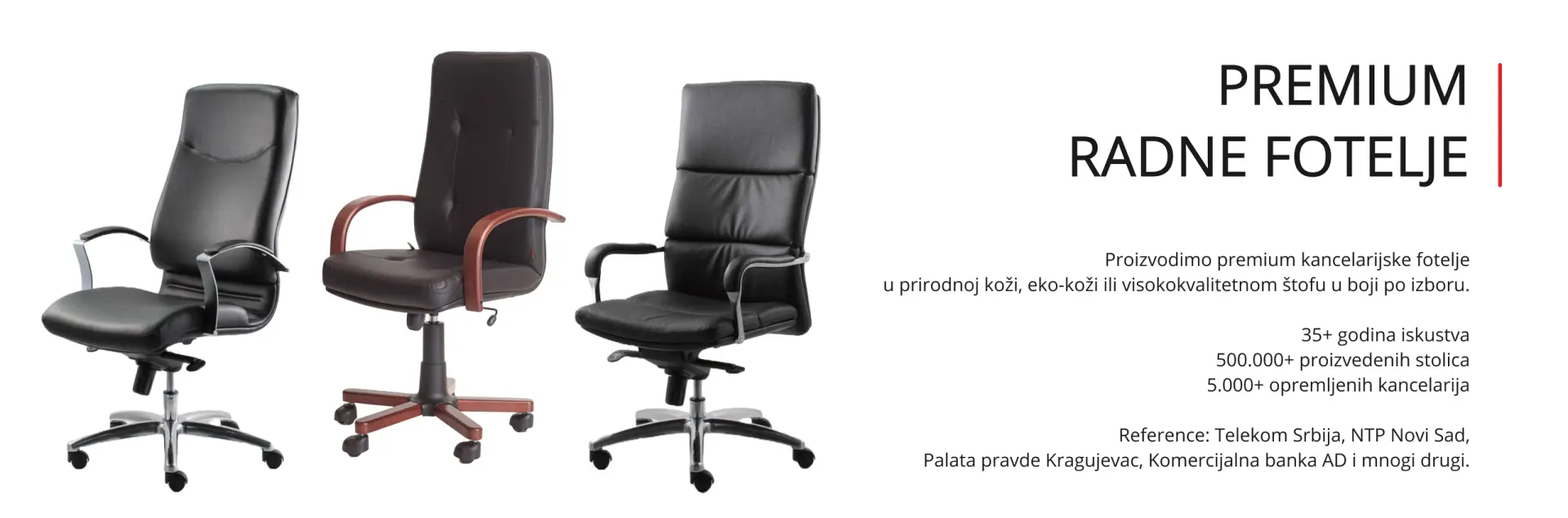 Premium radne fotelje - ergonomske stolice za kancelariju