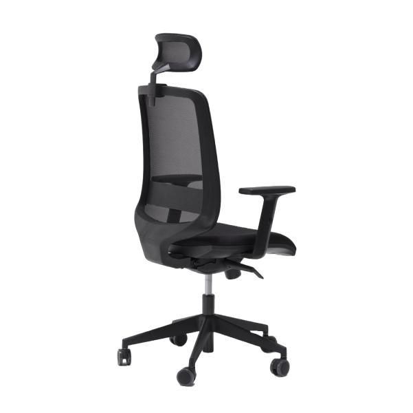 Ergonomska kancelarijska stolica Atom Štof/Crna